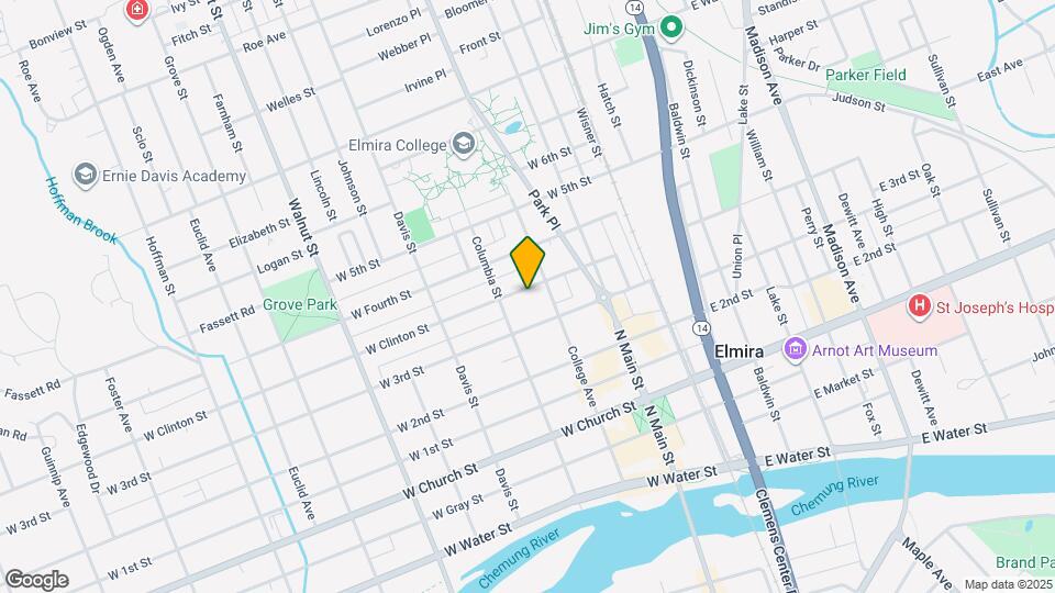 309 W Clinton St, Unit 1 Mapa y Detalles de la Ubicación