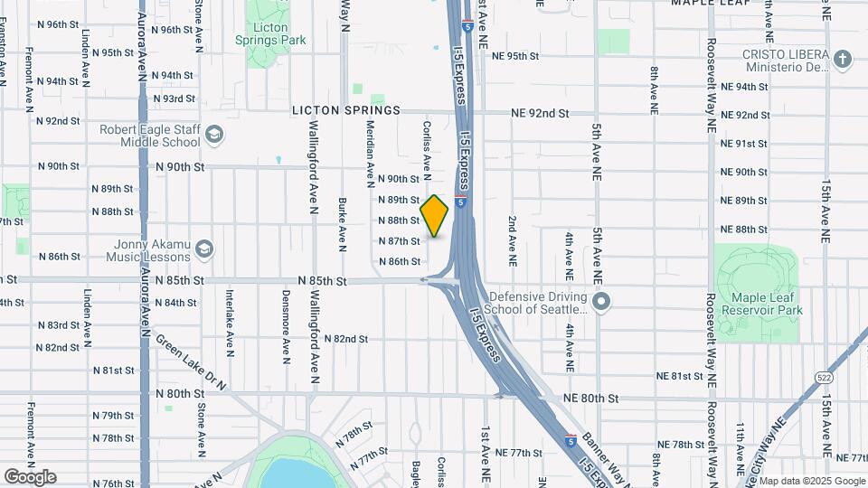 8620 Corliss Ave N Map and Location Details
