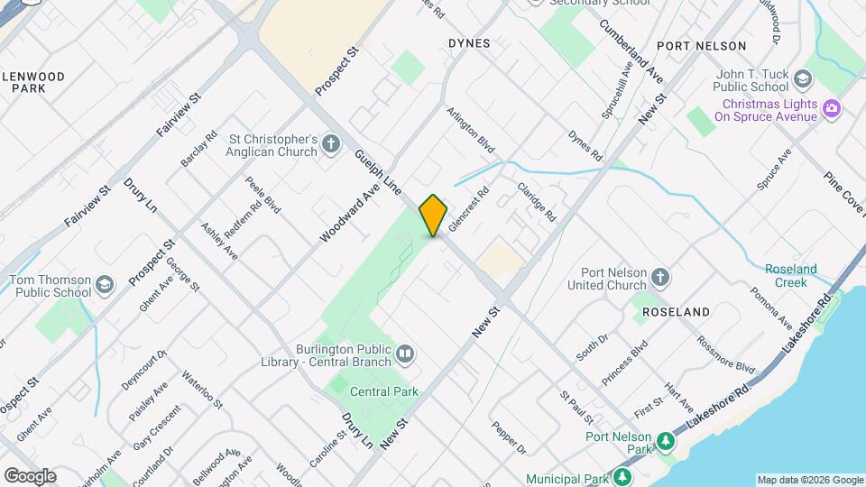 540 Guelph Line Map and Location Details