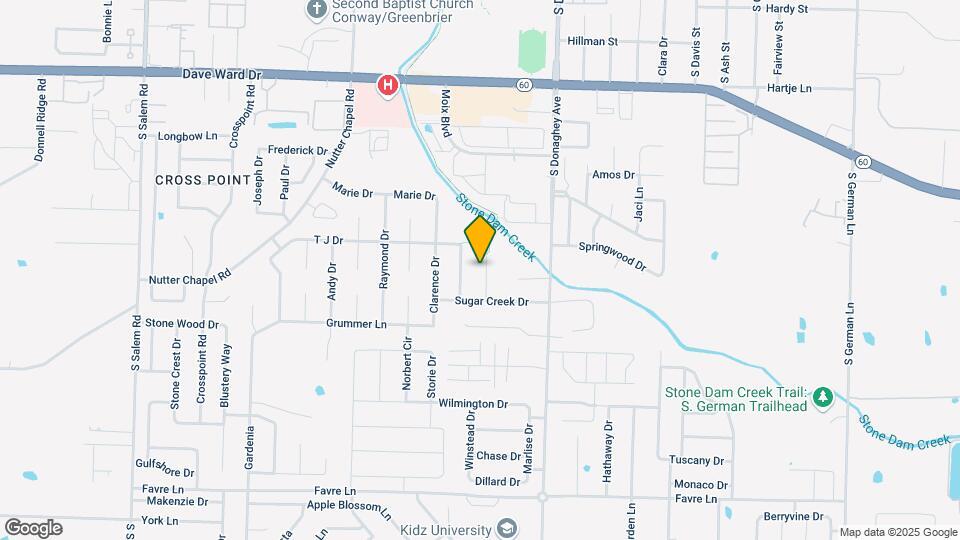 1155 Mimosa Dr Map and Location Details