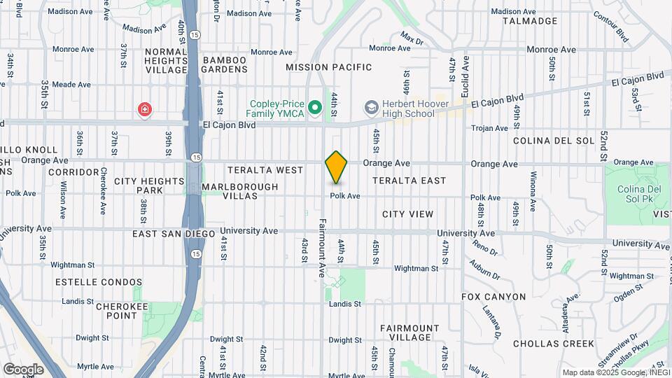 4122 44th St Map and Location Details