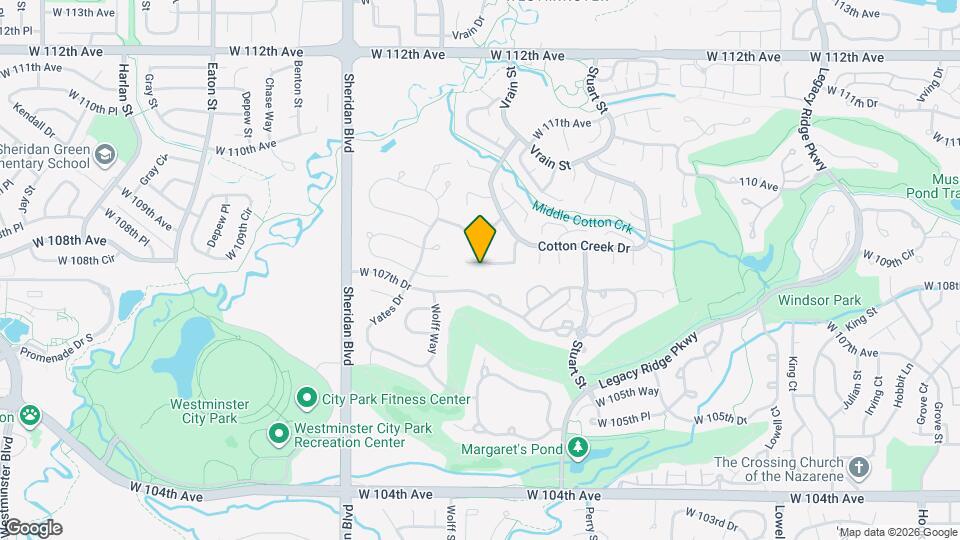 4710 W 108th Pl Mapa y Detalles de la Ubicación