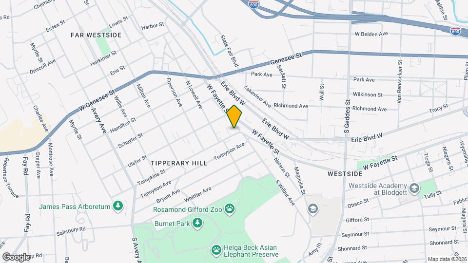 206 Tompkins St, Unit Upstairs flat Map and Location Details