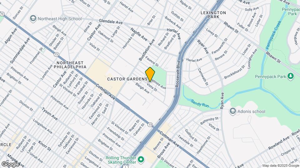 2421 Vista St Map and Location Details