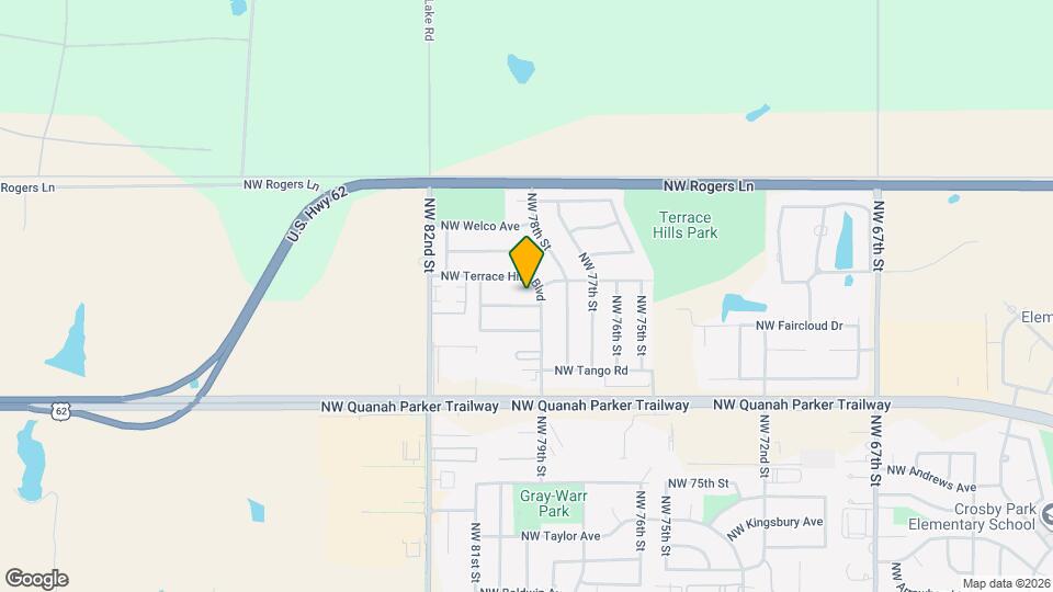 7903 NW Concho Ave Map and Location Details