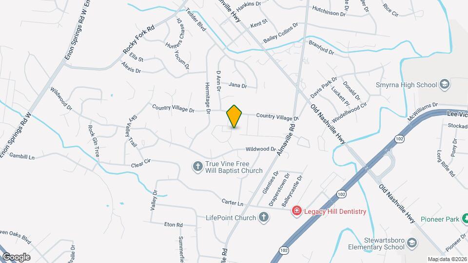 205 Mountaindale Dr Map and Location Details