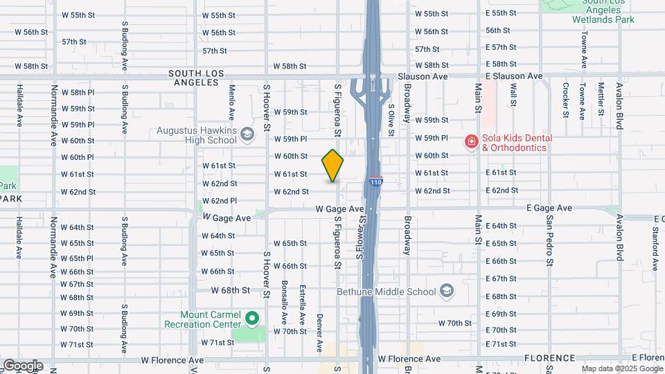 505-513 W 62nd St Map and Location Details