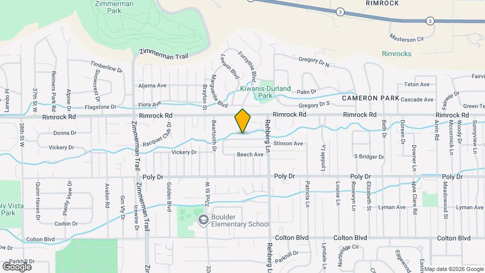 3103 Stinson Ave Map and Location Details