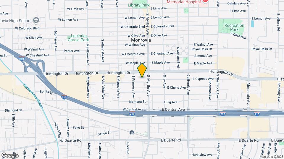 123 W Cypress Ave Map and Location Details