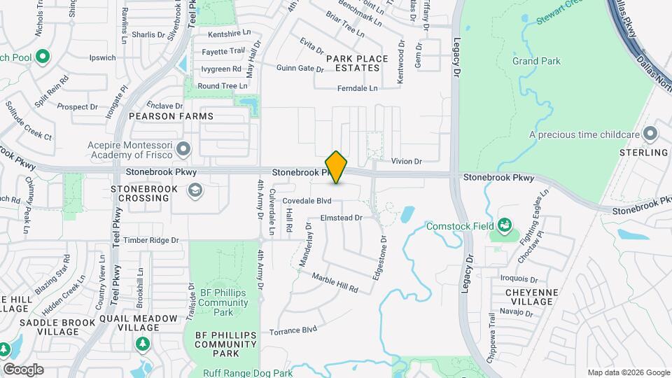 3849 Idlebrook Dr Map and Location Details