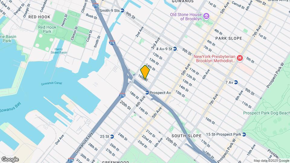 88 16th St Map and Location Details