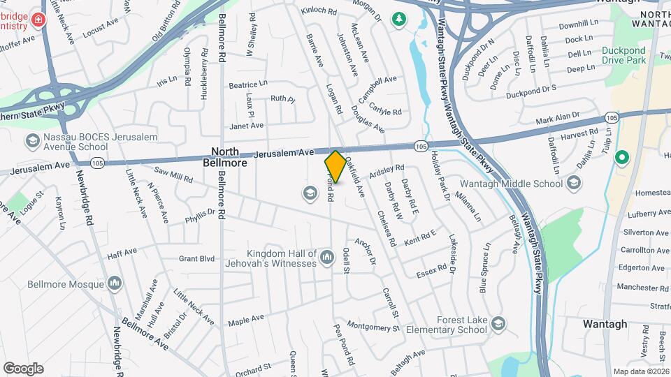 1261 Pea Pond Rd Map and Location Details