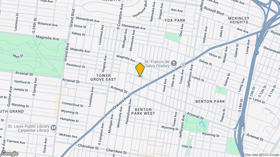 2900 Pestalozzi St Map and Location Details