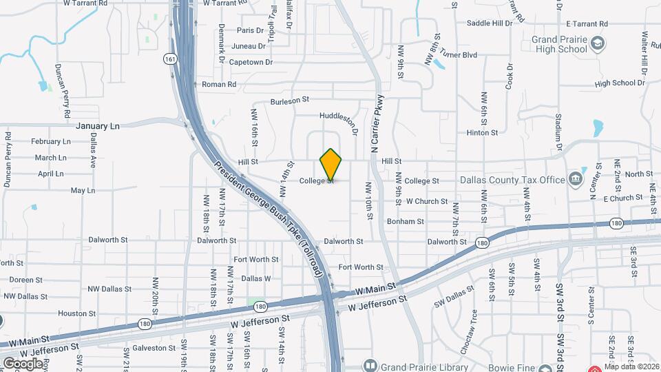 1129 College St Map and Location Details