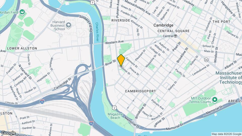 342 Allston St Map and Location Details