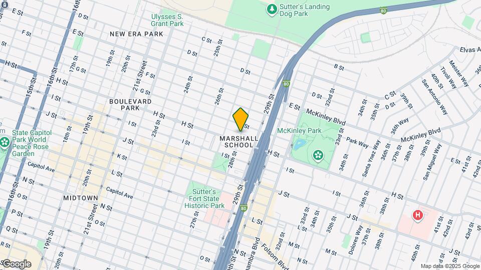 718 28th St Map and Location Details
