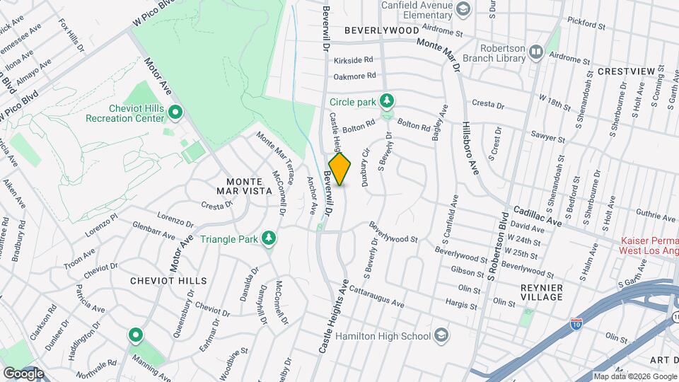 2411 Castle Heights Ave Map and Location Details