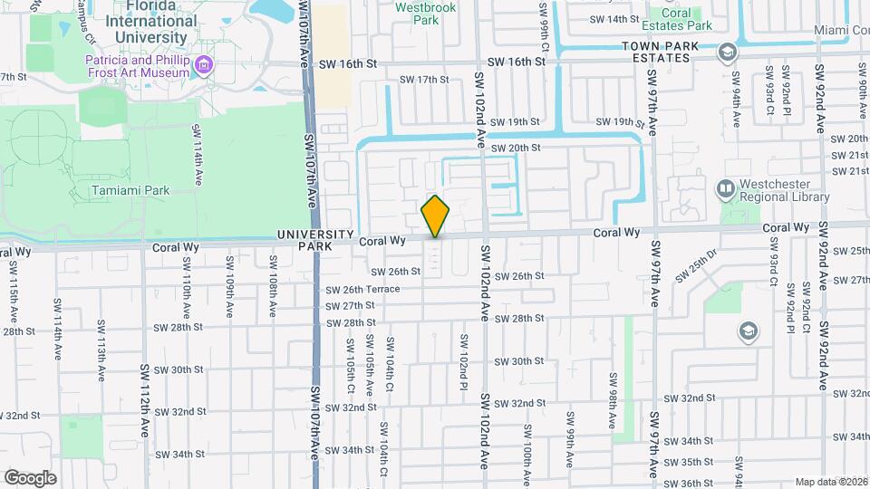 10300 SW 24th St, Unit B23 Map and Location Details