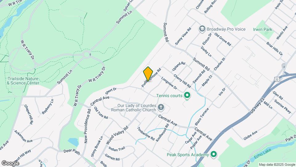 1181 Puddingstone Rd Map and Location Details