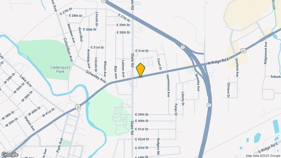 1932 E Prospect Rd Map and Location Details