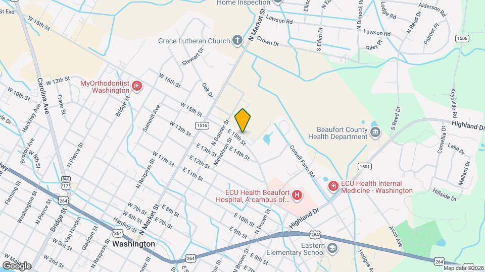 300 E 15th St Map and Location Details