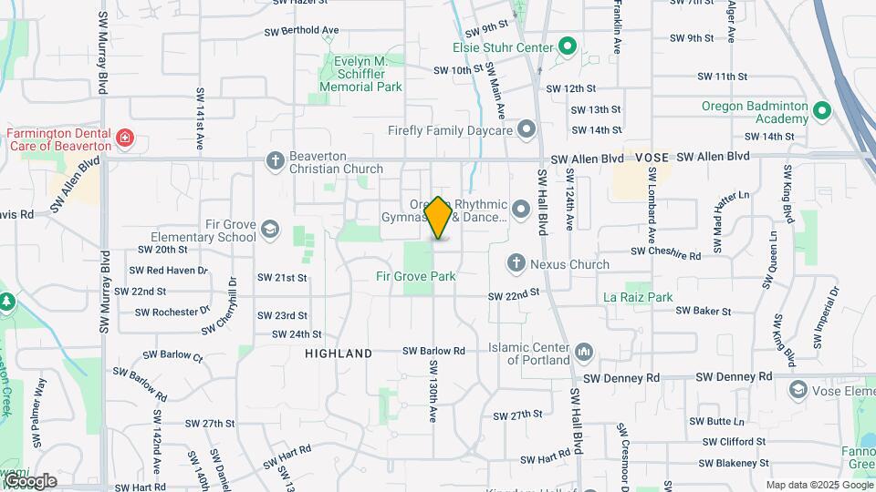 12995 SW 19th St Map and Location Details