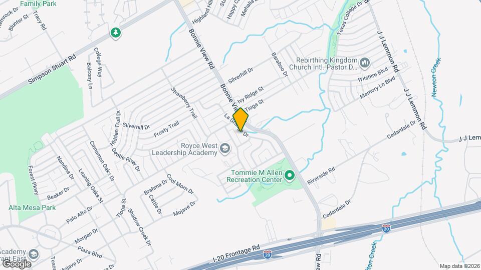 6537 La Grange Dr Map and Location Details