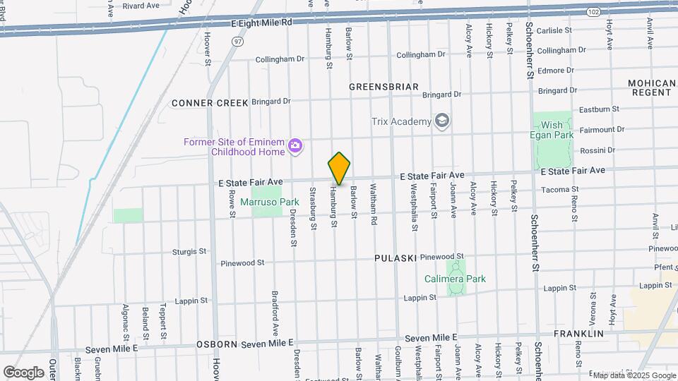 19774 Hamburg St Map and Location Details