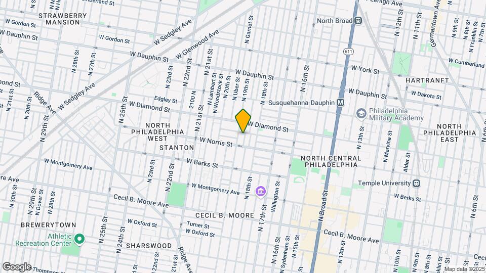 2024 N Gratz St Map and Location Details