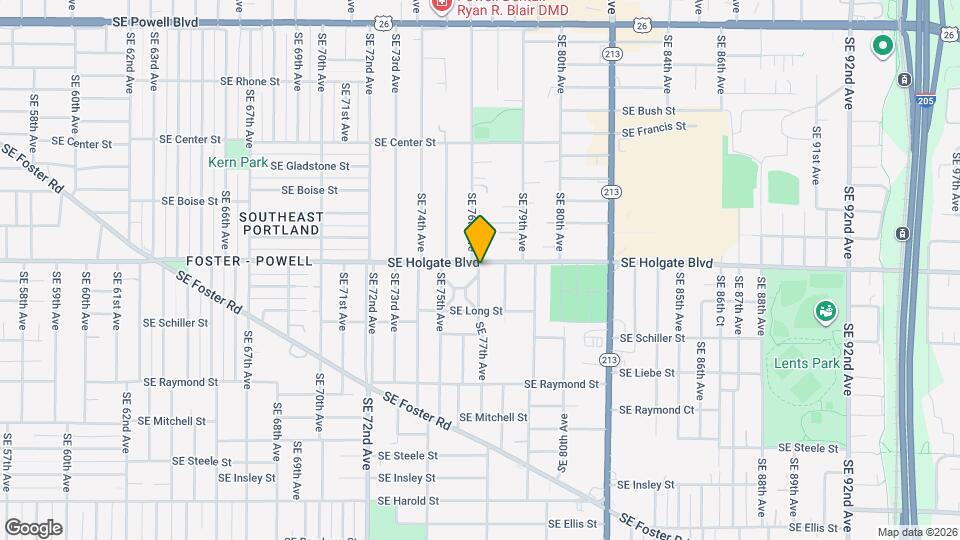 4516 SE 77th Ave Map and Location Details