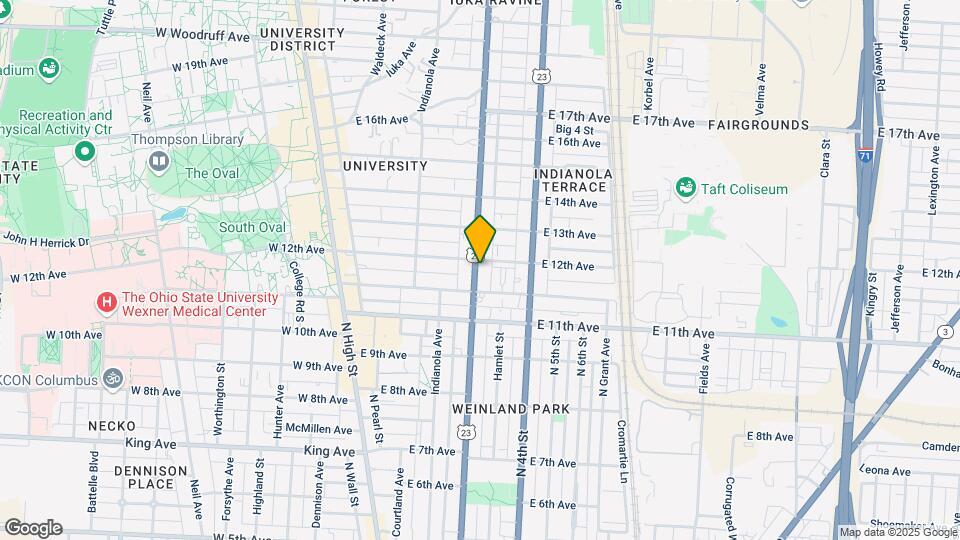 1626 Summit St Map and Location Details