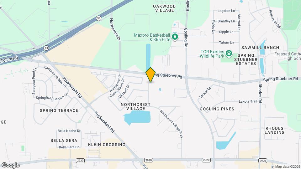 21922 Catoosa Dr Map and Location Details