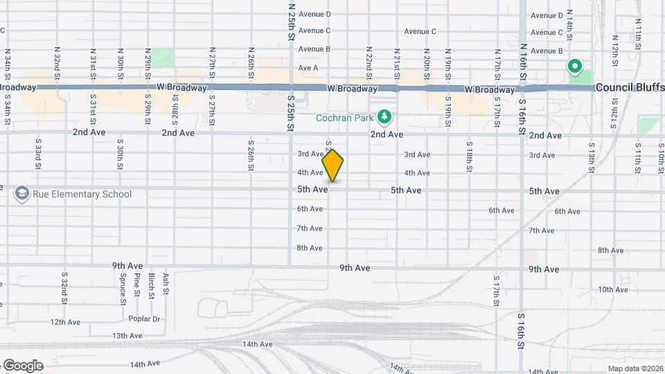 419 S 24th St Map and Location Details