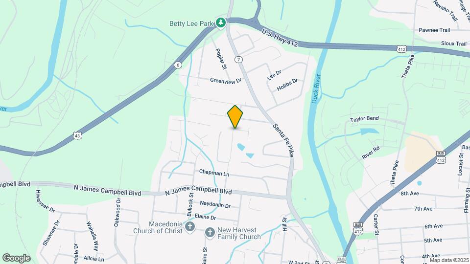 100 Cloverdale Dr Map and Location Details