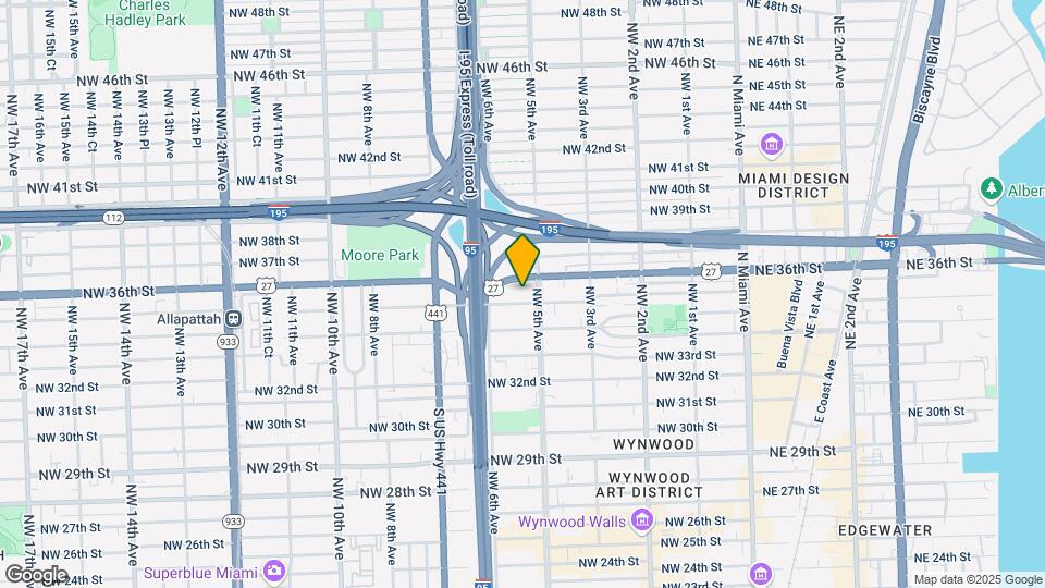 525 NW 35th St Map and Location Details