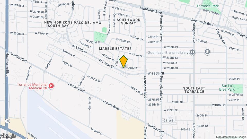 2609 W 235th St, Unit FL0-ID11353A Map and Location Details