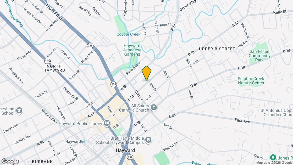 Ashland Village Apartments Map and Location Details