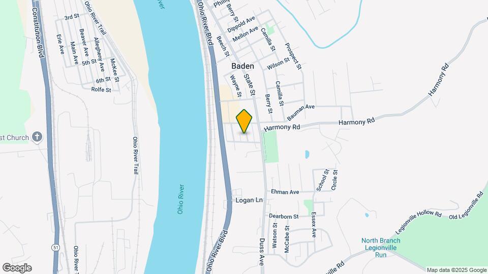 205 Wayne St, Unit 1st Floor Map and Location Details