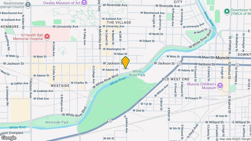 1506 W White River Blvd Map and Location Details