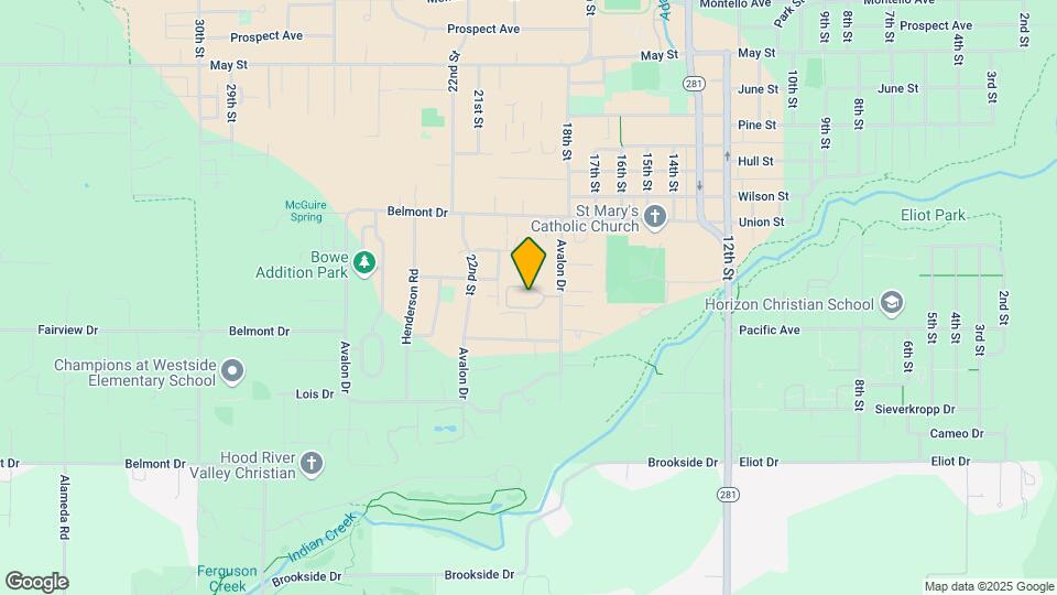 1706 Avalon Dr Map and Location Details