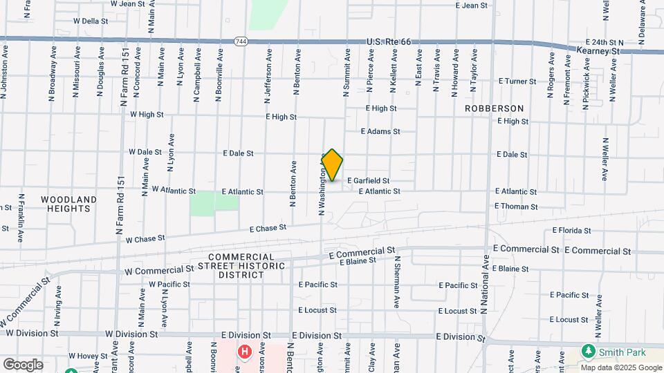 684 E Garfield St Map and Location Details