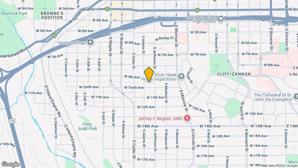 1218 W Tenth Ave Map and Location Details