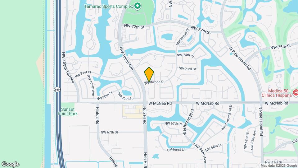 9906 Westwood Dr Map and Location Details