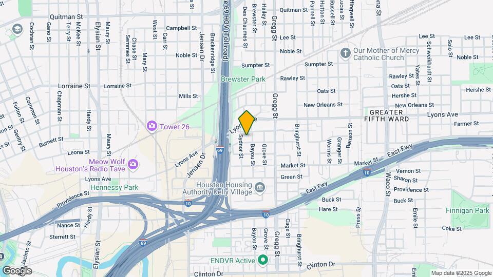 3107 Orange St Map and Location Details