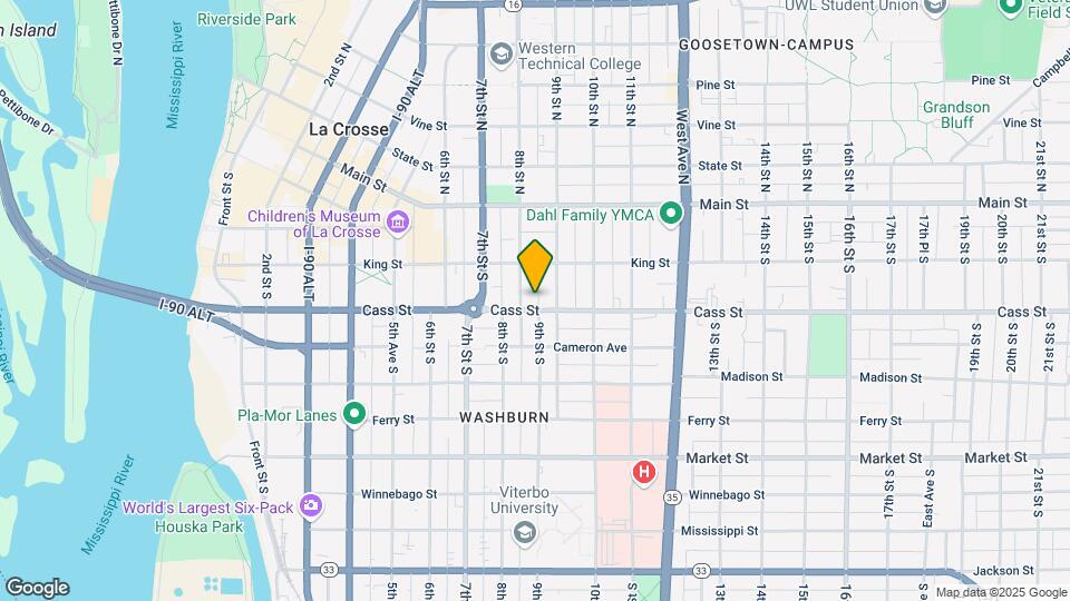 813 Cass St, Unit 813 Cass St Map and Location Details