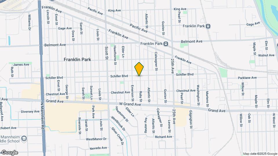 9801 Schiller Blvd Map and Location Details
