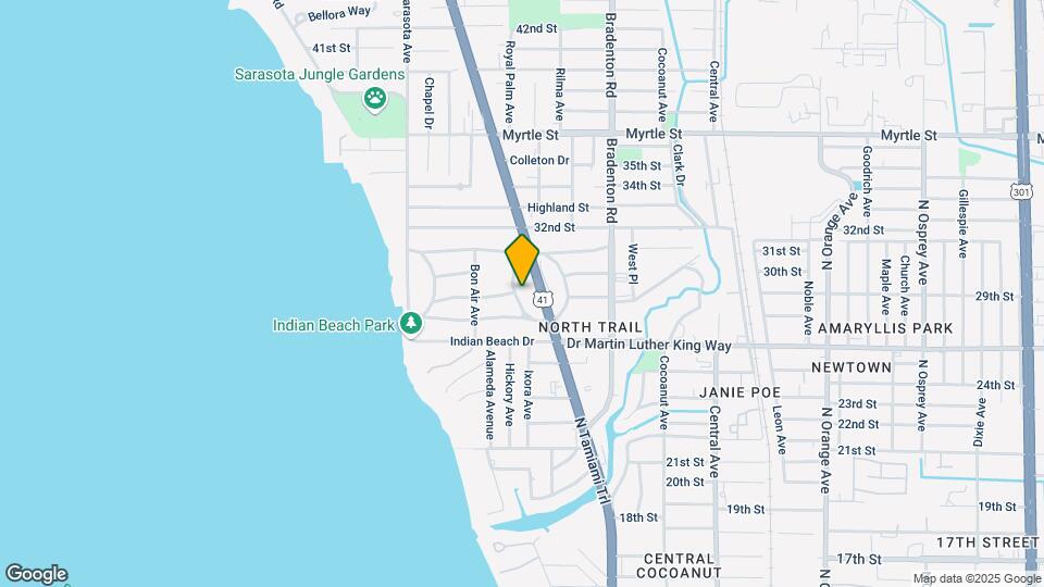 2846 W Tamiami Cir Map and Location Details