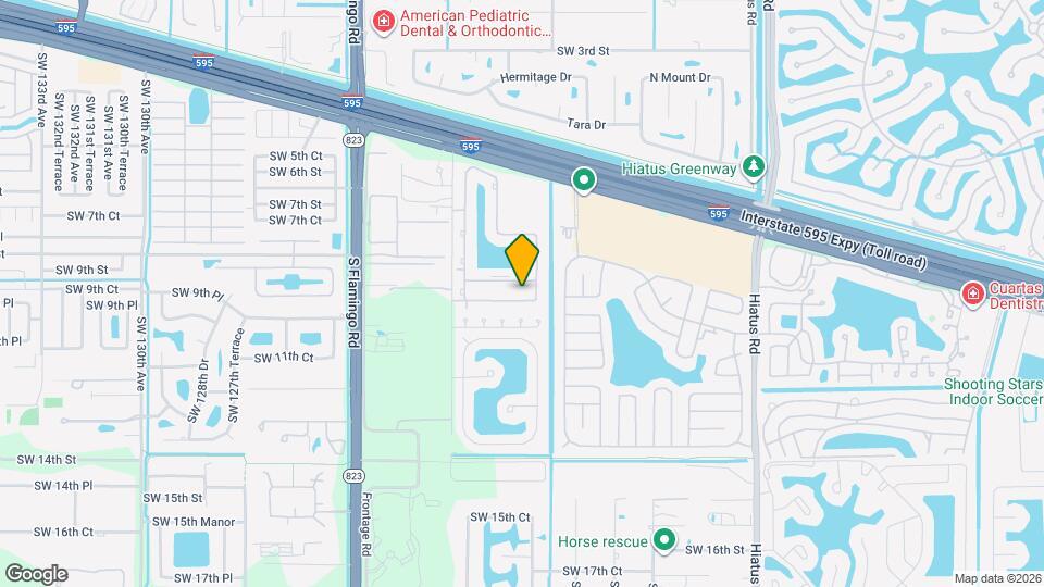 11861 SW 9th Manor Map and Location Details