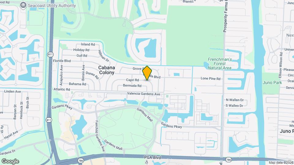 3152 Capri Rd Mapa y Detalles de la Ubicación