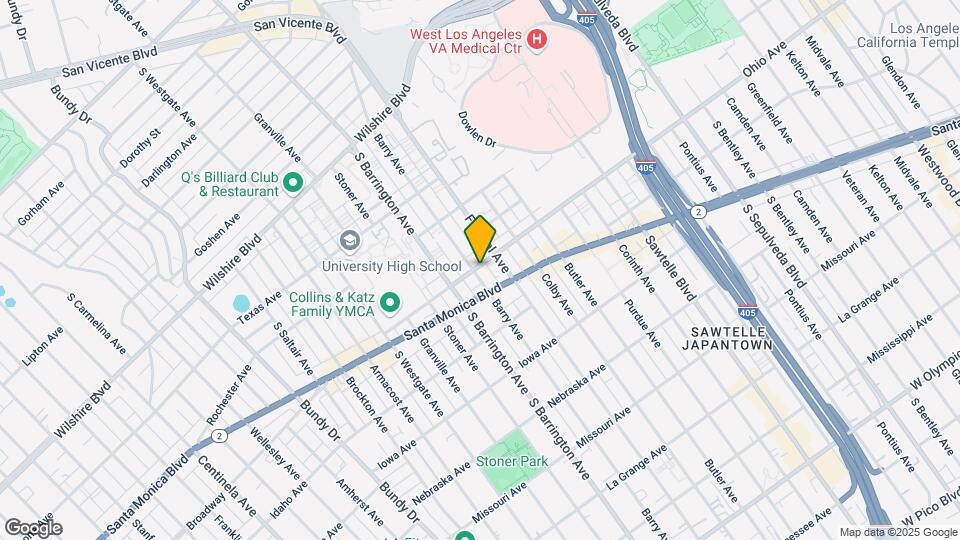 11620 Ohio Ave Mapa y Detalles de la Ubicación